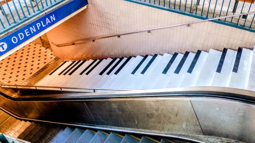 Volkswagen · Piano Staircase
