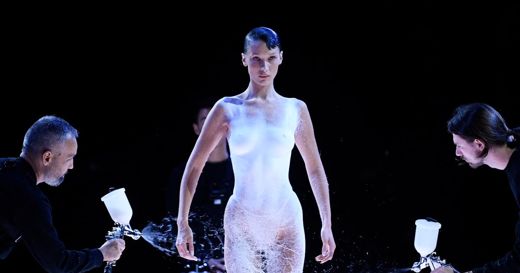 Coperni · the spray-on dress